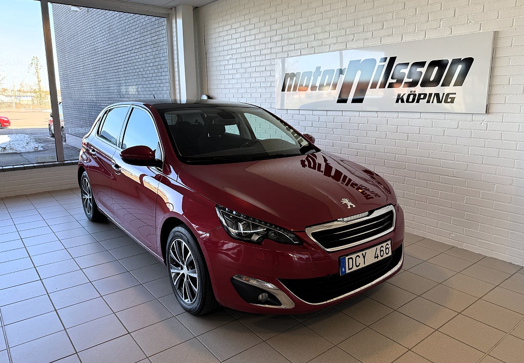 Peugeot 308 1.6 THP 125hk Allure Backkamera V-hjul M-Värmare