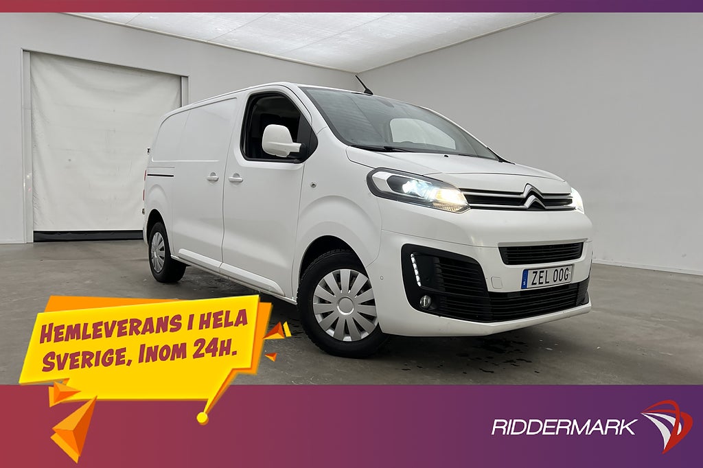 Citroën jumpy 2.0 122hk Pro+ 3-Sits Kamera Drag CarPlay MOMS