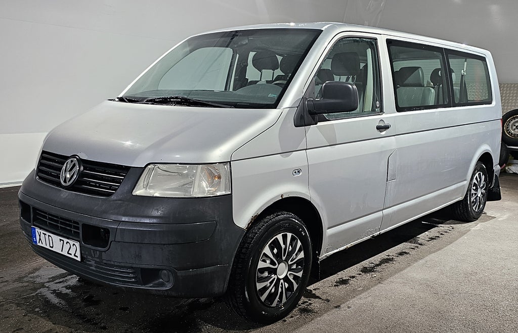 Volkswagen Caravelle 9 Sits Elmotorvärmare 2.5 TDI DPF 10v Euro 4