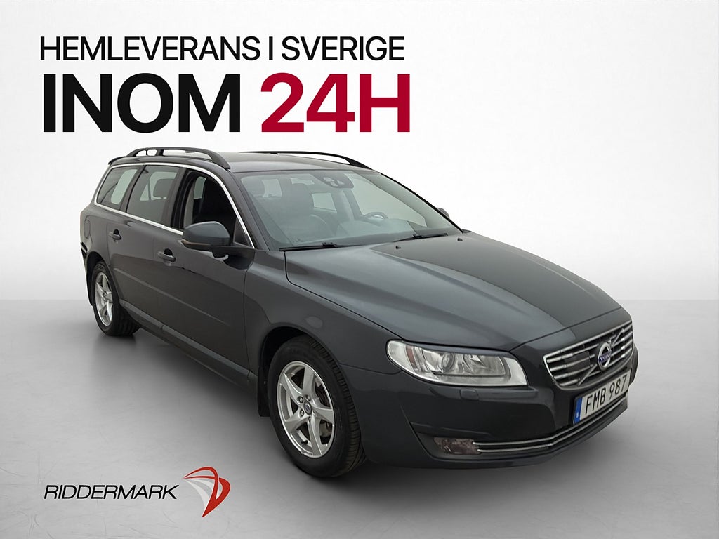 Volvo V70 D4 181hk Momentum Drag Navi D-värm  VOC  BLIS