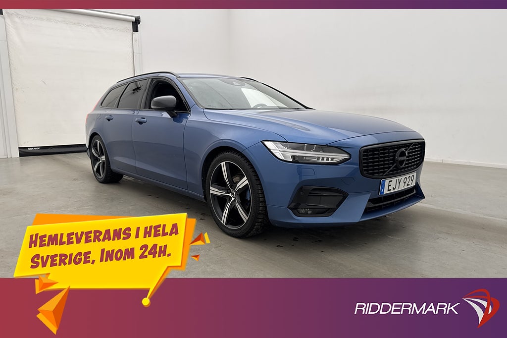 Volvo V90 D4 AWD R-Design VOC Värmare Pano Kamera BLIS Drag