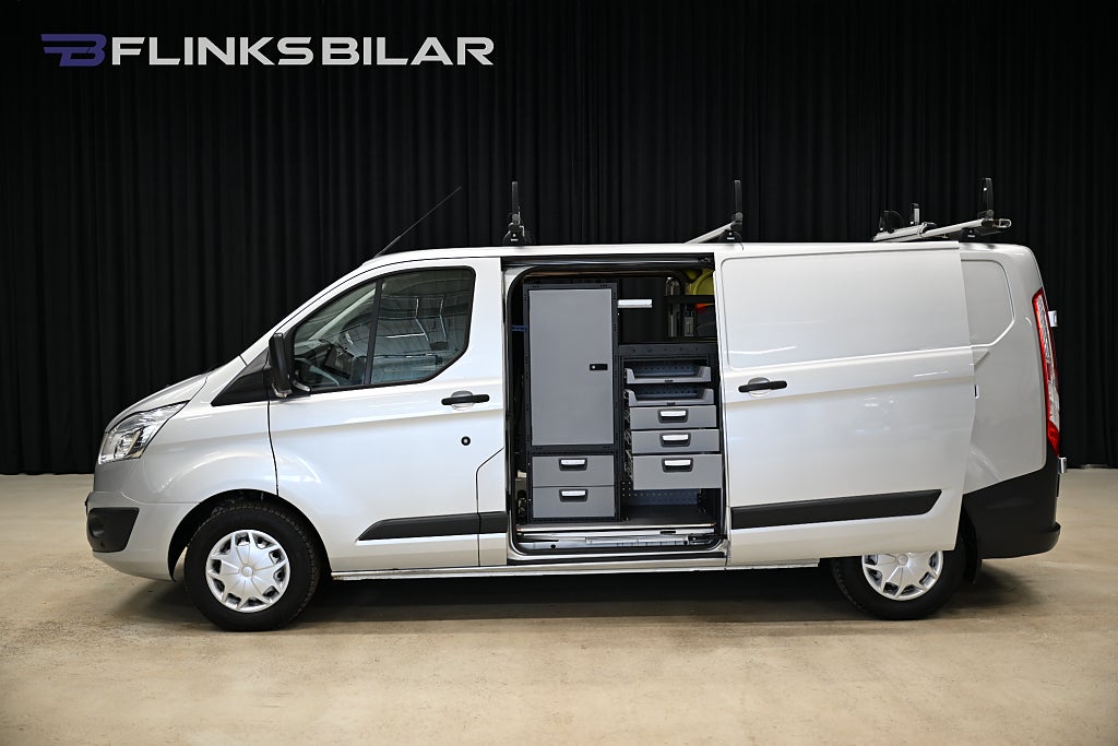 Ford transit Custom 170HK L2|Servicebil|Inredd|Dubbeldörr|NyKamrem