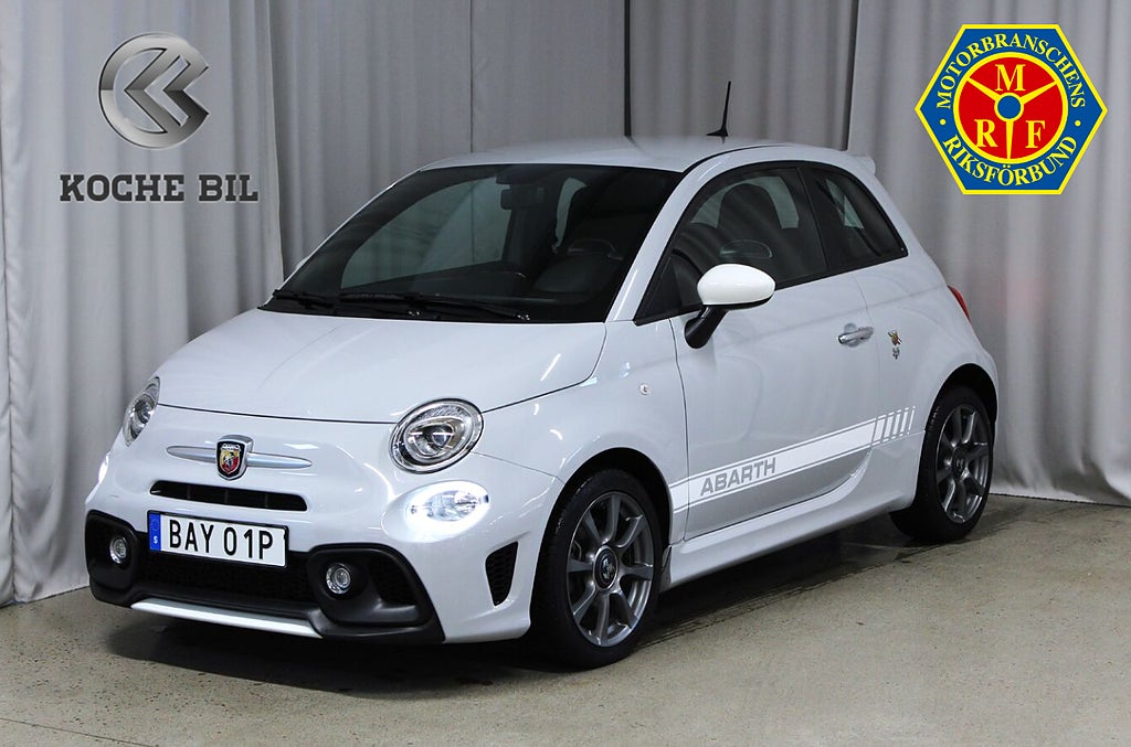 Abarth 595 1.4 T-JET 145hk, Nardogrå, S&V-hjul, 3,99% Ränta