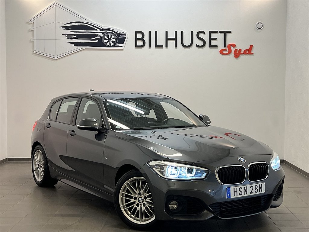 BMW 118 i 136hk M Sport Läder/PDC/Rattvärme/Nyservad