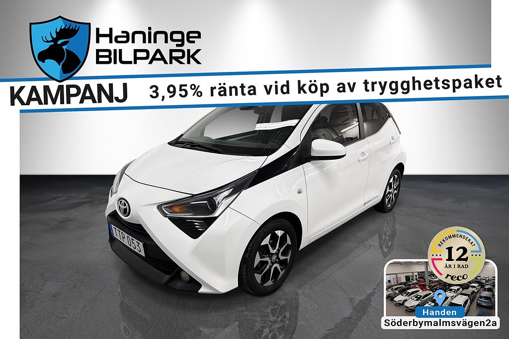 Toyota Aygo 5-DR 1.0 PLAY SUPERDEAL 3.95% / B-KAM / BT / LÅGMILAD