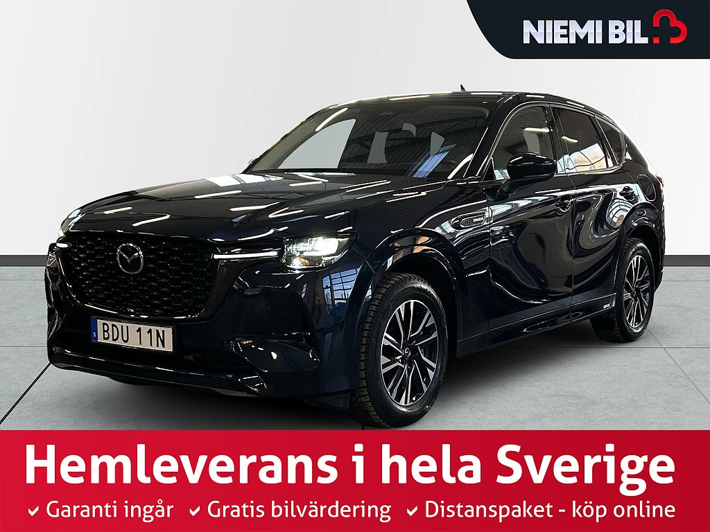 Mazda CX-60 PHEV HOMURA  S&V-hjul/Skinn/Elstolar/360/HUD/BOSE