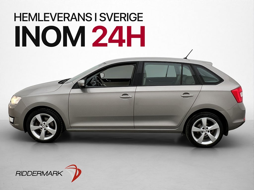 Skoda Rapid Spaceback TSI Style Drag Sensorer Farthållare