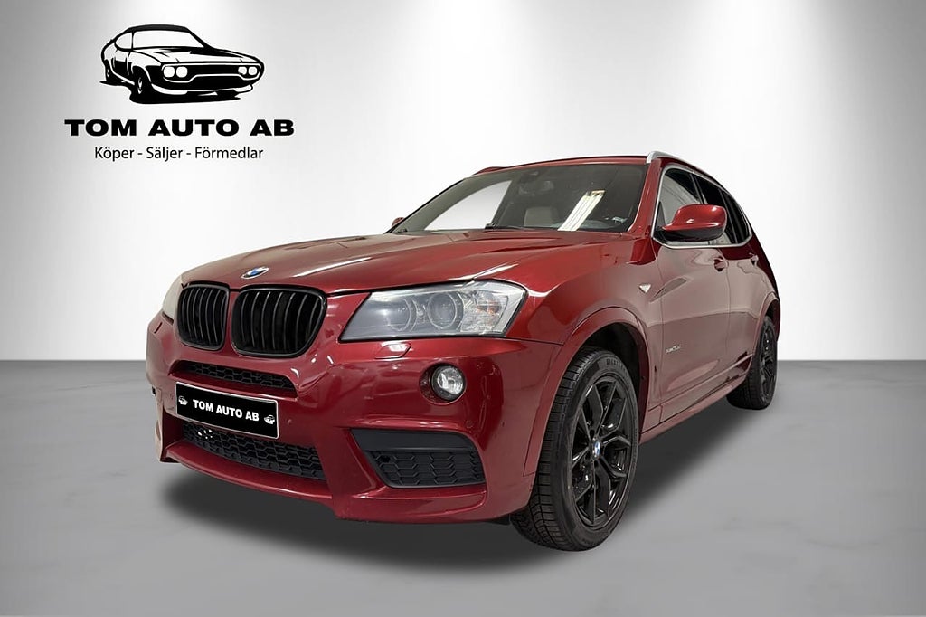 BMW X3 xDrive30d Steptronic M Sport Dragkrok Nya Däck 