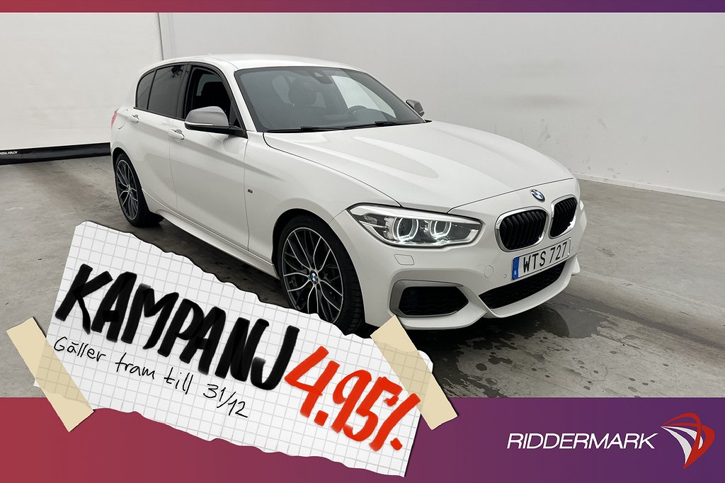 BMW M135 i xDrive 326hk Sportavgas H/K Se 4,95% Ränta