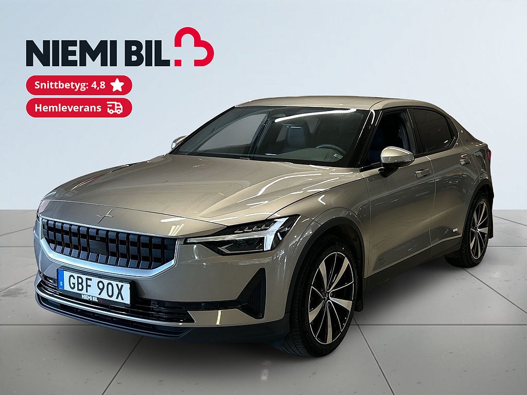 Polestar 2 Long range Dual motor AWD Drag Pvärme B-kamera Navi 