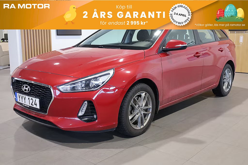 Hyundai i30 1,0 T-GDI blue 120hk Comfort Motorvärmare 2018