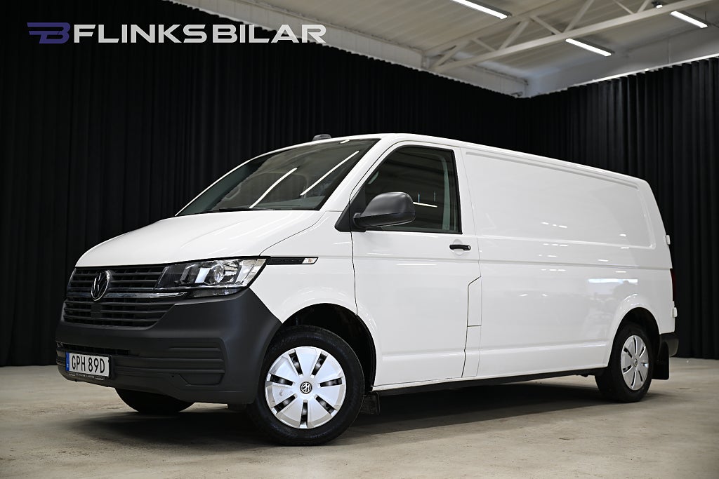 Volkswagen Transporter DSG 150HK L2|Automat|Inredd|Drag|Värmare|Uppvärmt-skåp