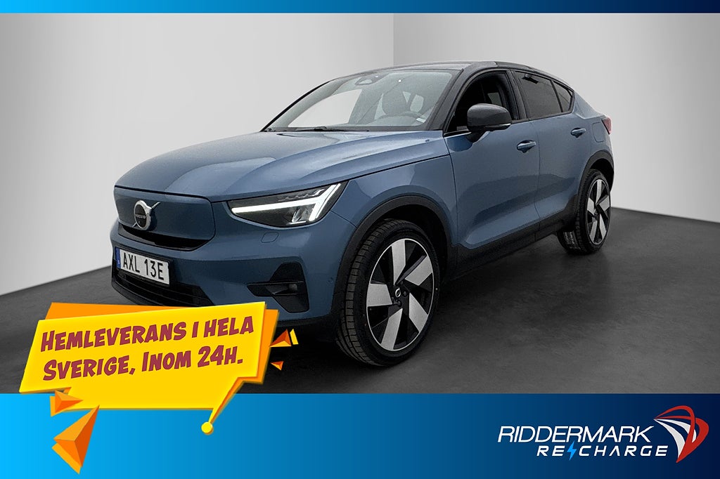 Volvo C40 Recharge Twin motor AWD Värmare Pano H/K Drag 360°