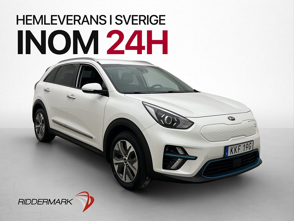 Kia E-Niro 64 kWh 204hk Advance Kamera Navi CarPlay Halvskin