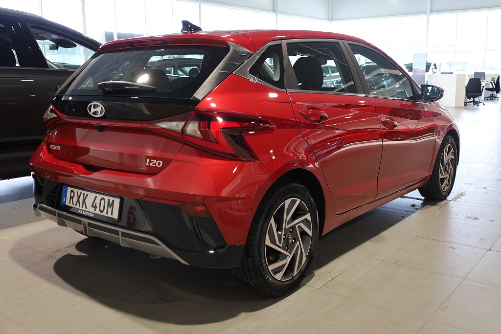 Hyundai i20 1.0 T-GDI AUT Advanced Kamera CarPlay Rattvärme Leasbar