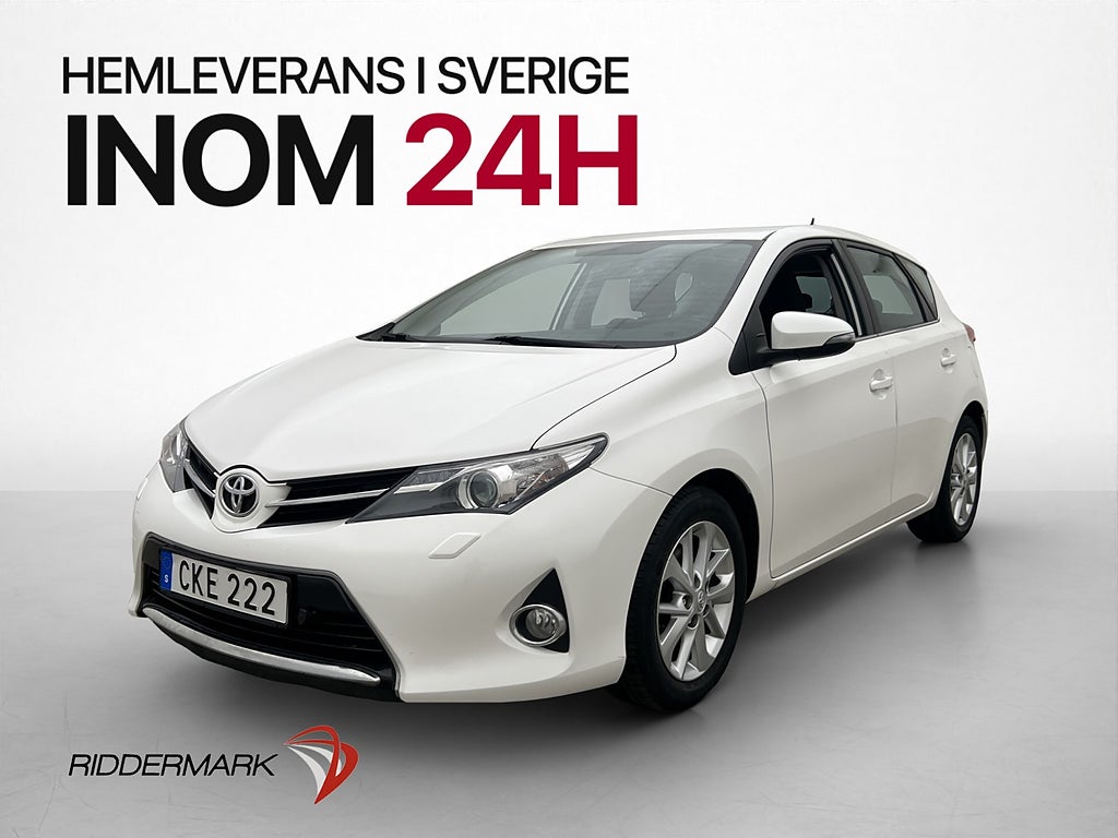 Toyota Auris 1.33 Dual VVT-i Active M&K-Värmare Backkamera