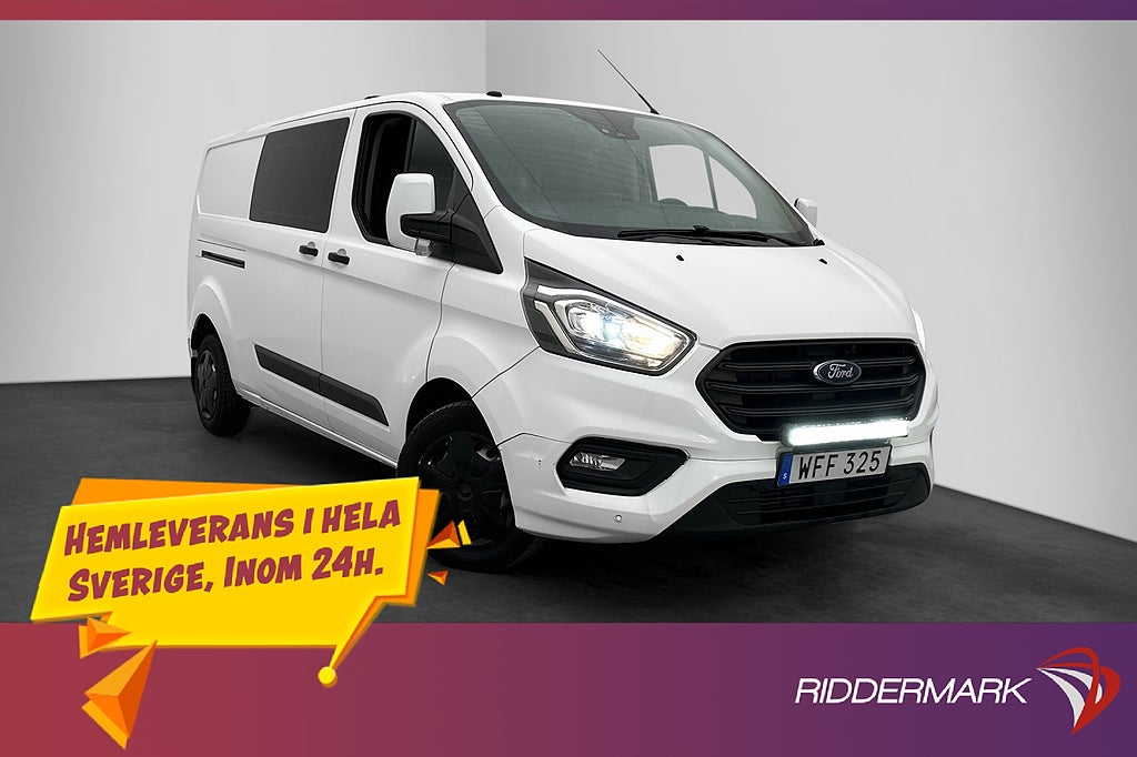 Ford transit-custom CrewVan L2 Värm Drag B-Kamera V-Inr Moms
