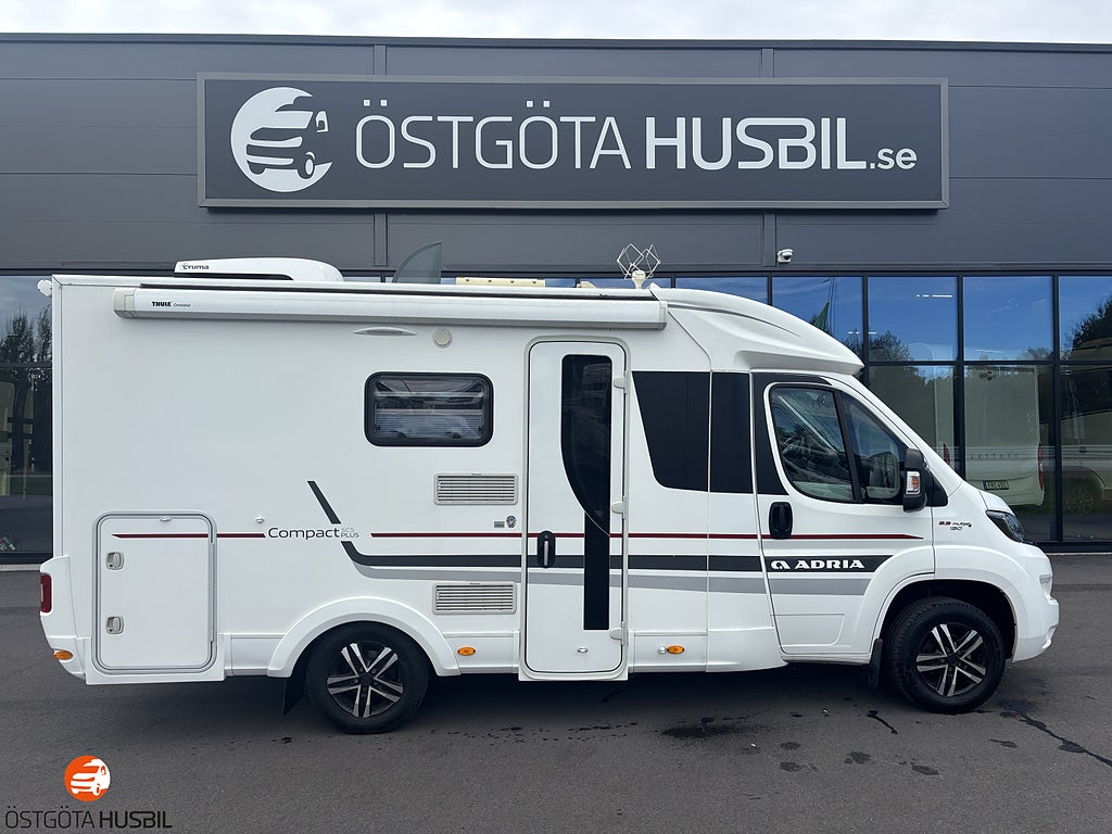 Adria COMPACT SCS // / SLIDEOUT // AC // DRAG // CYKELHÅLLARE