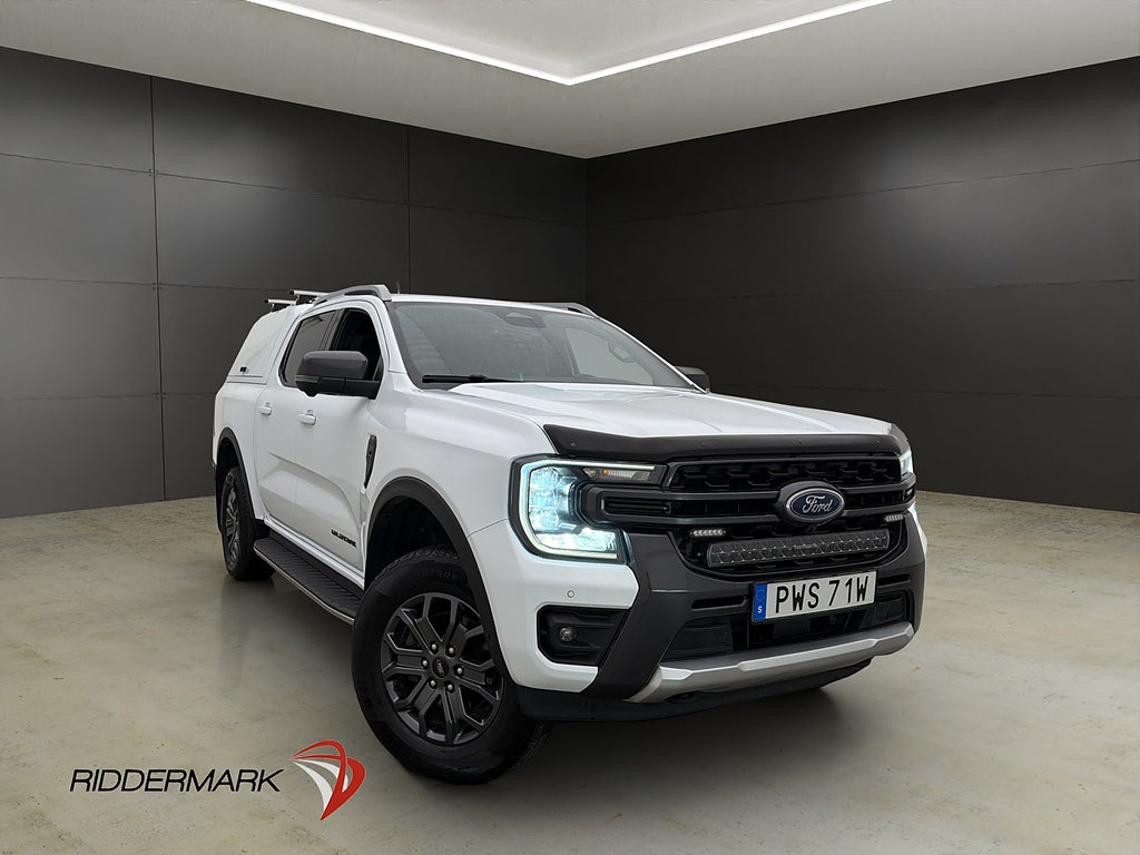 Ford Ranger Wildtrak V6 240hk Drag CARPLAY Släde Kåpa Moms