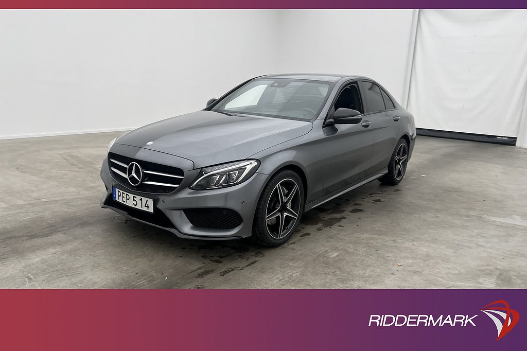 Mercedes-Benz C 220 d 170hk AMG Sport Värmare Kamera Skinn