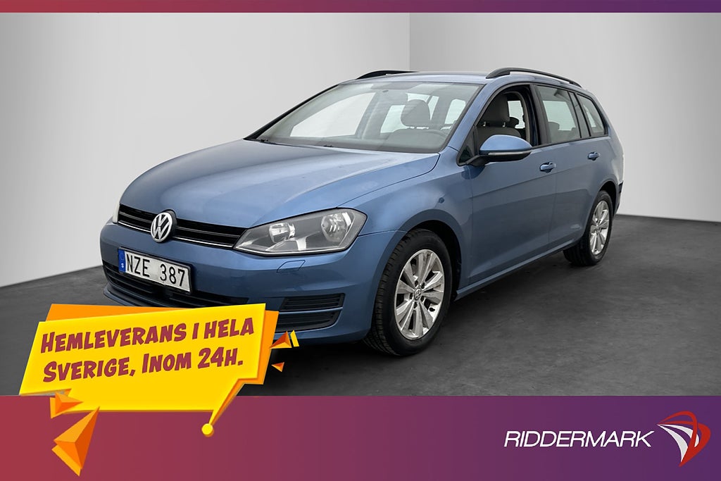 Volkswagen Golf Sportscombi TDI 105hk D-Värm Sensorer Drag