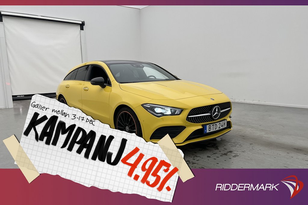 Mercedes-Benz CLA 220 Shooting Brake AMG Pano Bu 4,95% Ränta