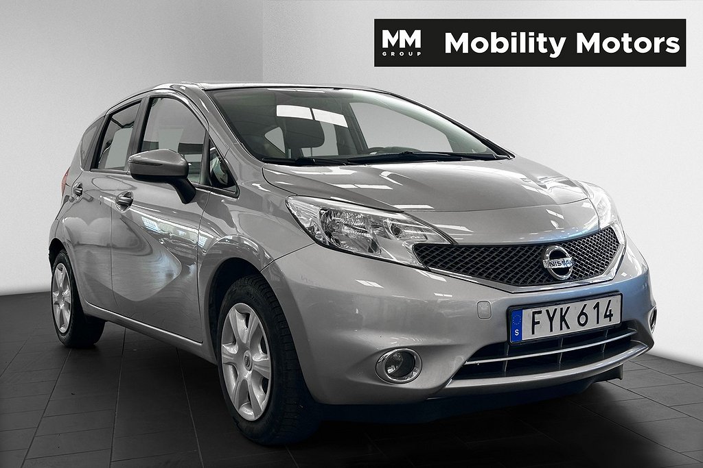 Nissan Note 1.2 80hk 5-vxl USB/AUX 360kr skatt