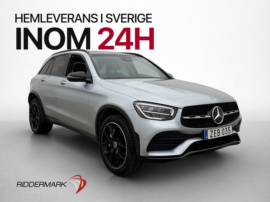 Mercedes-Benz GLC 300 e 4M AMG Värm Pano Drag Cockpit MOMS