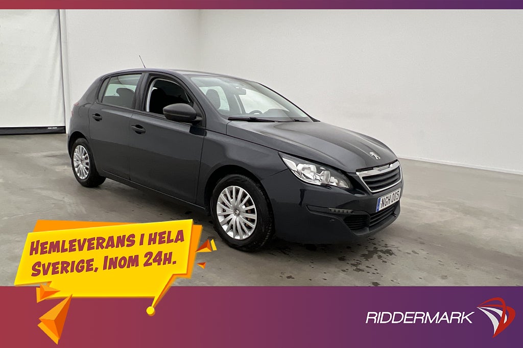 Peugeot 308 VTi 82hk Access Sensorer Farthållare 0,5l/mil