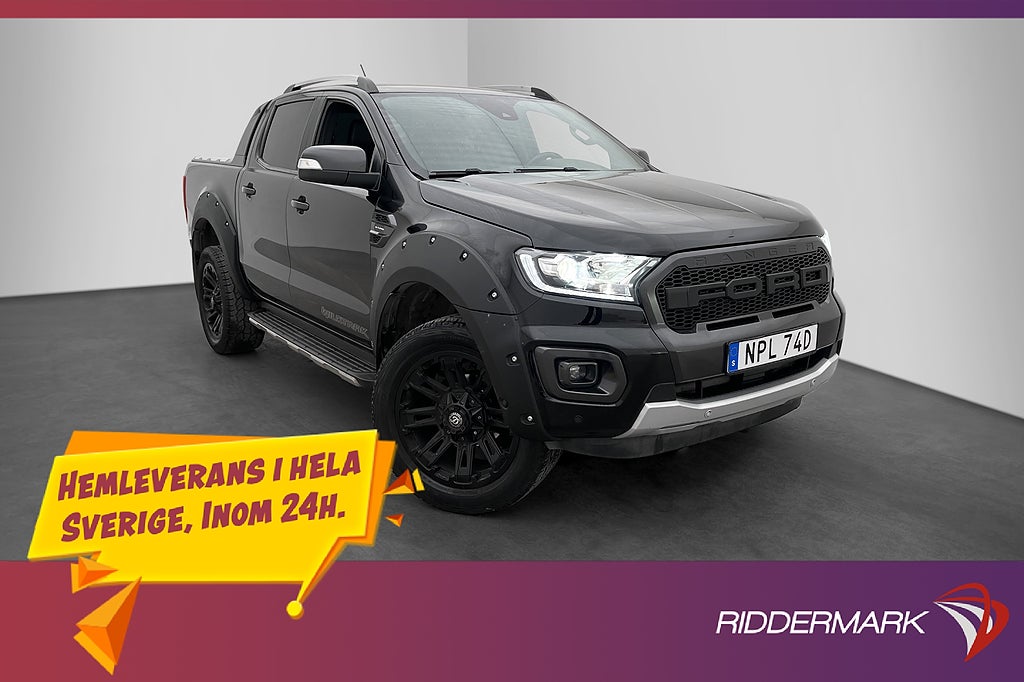 Ford ranger Wildtrak 213hk 4x4 Värm Diff Drag Moms 1-Ägare