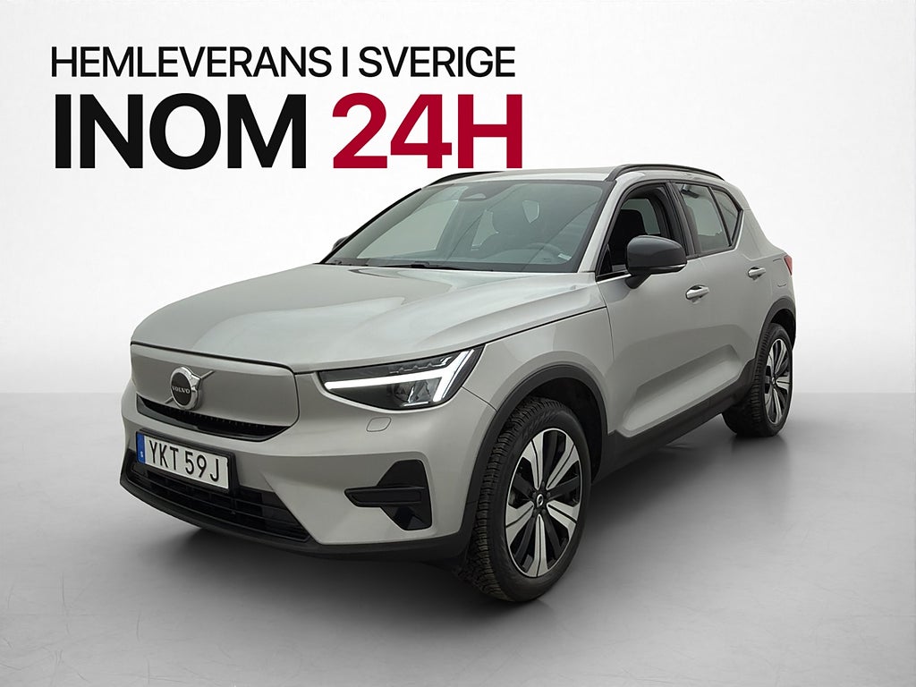 Volvo XC40 Recharge Extended Range Värmare Kamera Drag MOMS