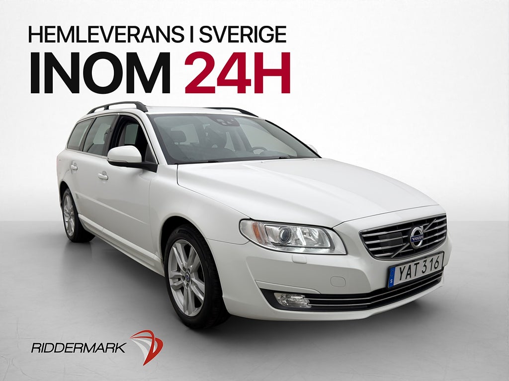 Volvo V70 D4 181hk Classic Momentum VOC Värmare Dragkrok
