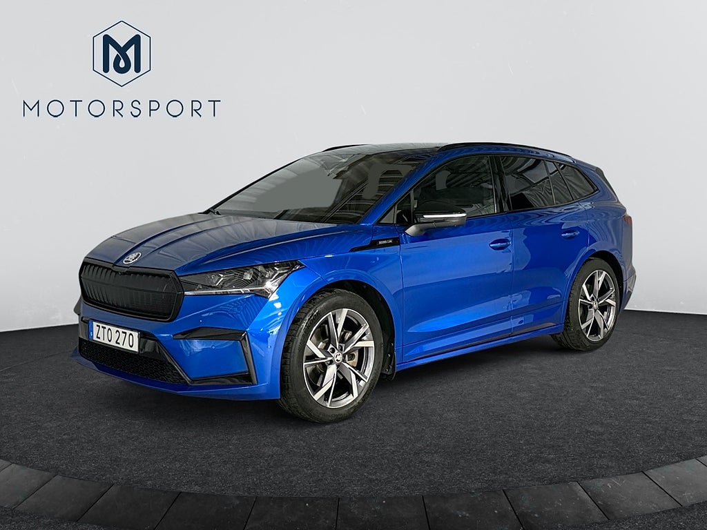 Skoda Enyaq iV 80x Sportline Dragkrok Adaptiv-fart Värmepump Kamera