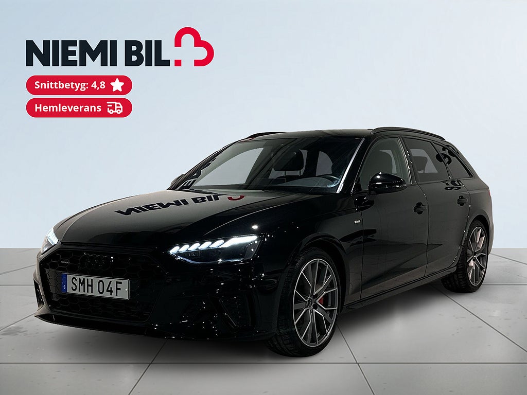 Audi A4 Avant 40 TFSI quattro S line Drag Pvärm Kamera SoV MOMS