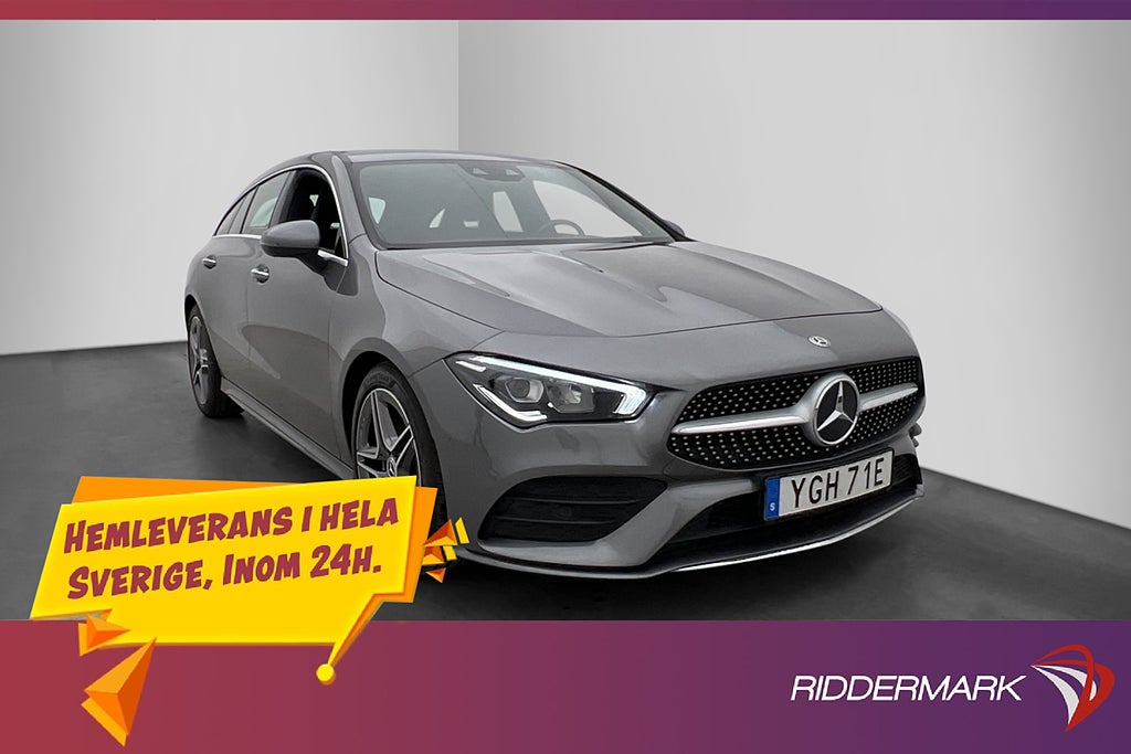 Mercedes-Benz CLA 200 AMG P-Värm Wide Burmest Ambient Kamera