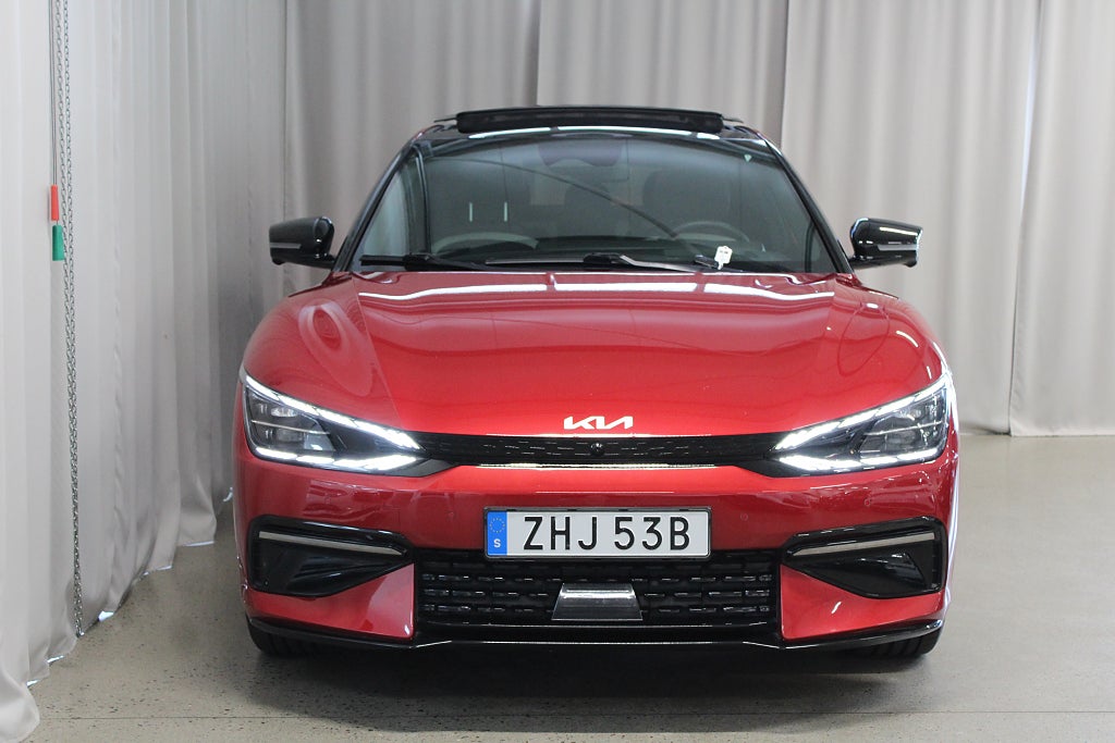 Kia EV6 77.4 kWh AWD GT-Line, Mocka, Panorama, HUD, 360 Kamera