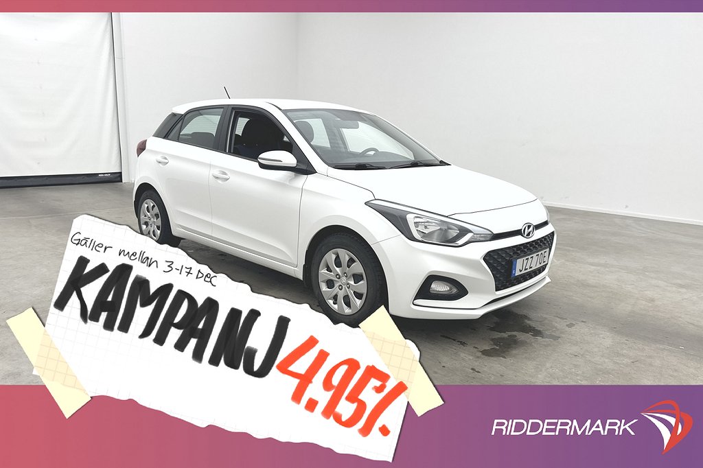 Hyundai i20 1.2 84hk Nordic Editi 4,95% Ränta