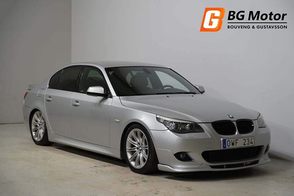 BMW 525D 197HK Sedan M Sport Aut P-sensorer/Skinn/Nyservad/M57