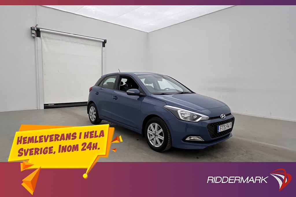 Hyundai i20 1.4 Premium Värmare Rattvärme P-Sensorer A/C