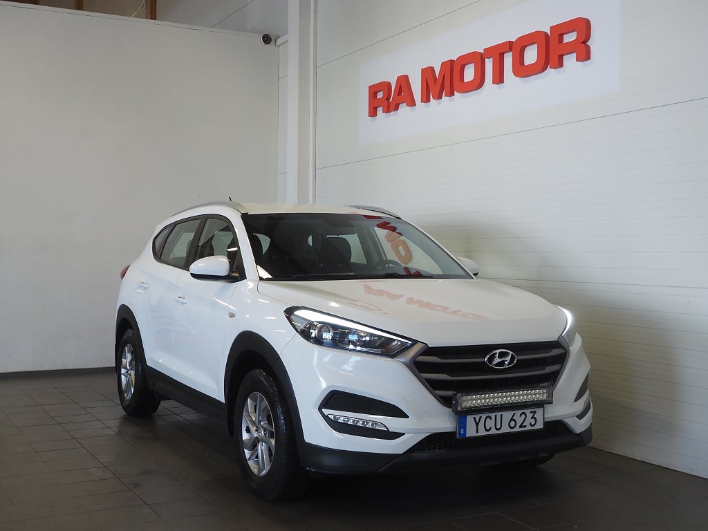 Hyundai Tucson 1,6 GDI blue 132hk Active 2WD Extraljus Dragkrok 2017