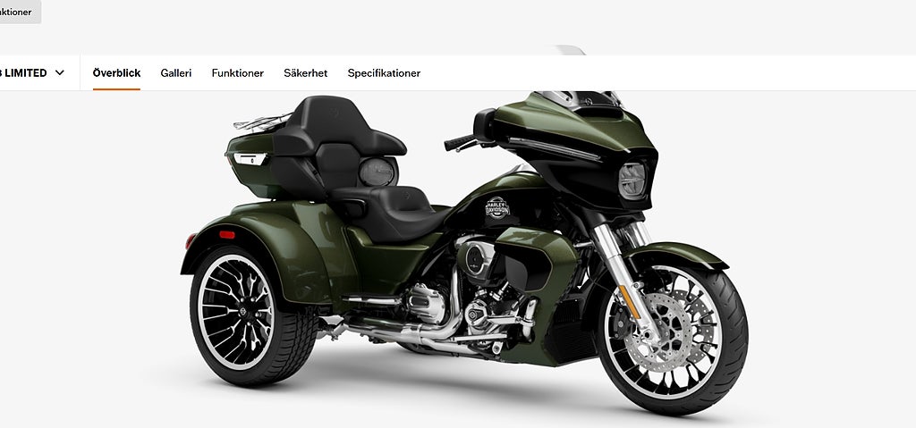 Harley-Davidson Street Glide 3 Limited  Trike  SPARA 20000kr 1,903% Ränta vi lös