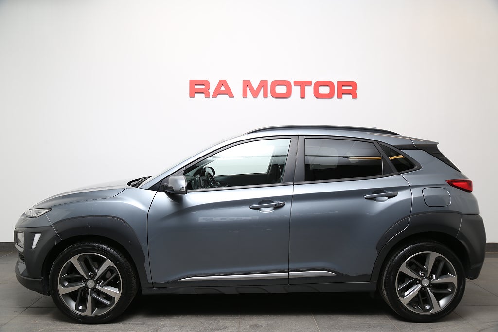 Hyundai Kona 1,6 T-GDI 177hk AWD Premium Aut 1ägare Motorv Drag