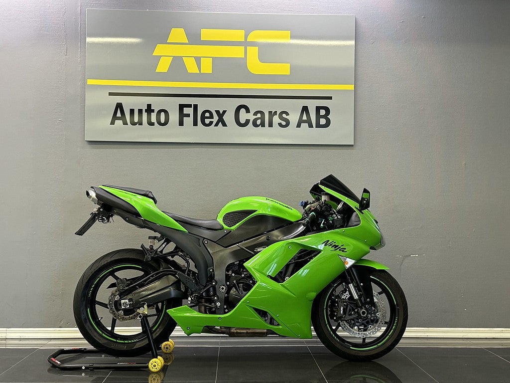 Kawasaki Ninja ZX-6R | Original kåpset | Besiktigad | Quadlock