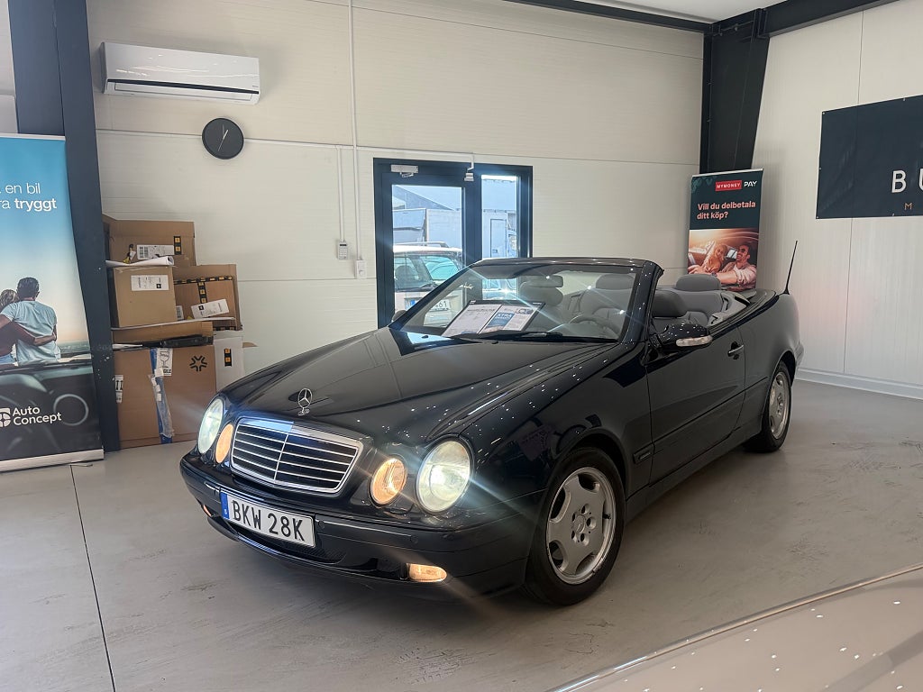 Mercedes-Benz CLK Mercedes Clk 200 Kompressor Automat Cab Nybesiktad 