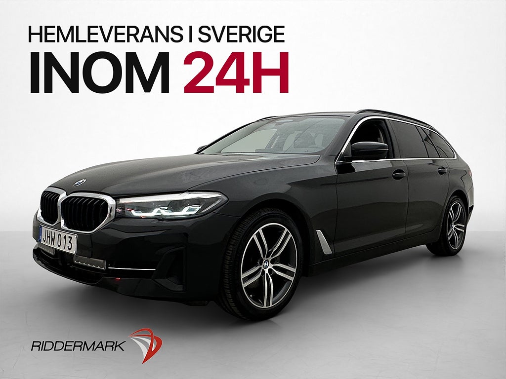 BMW 520 d xDrive 190hk Cockpit  Kamer Drag Skinn D-Värm Moms