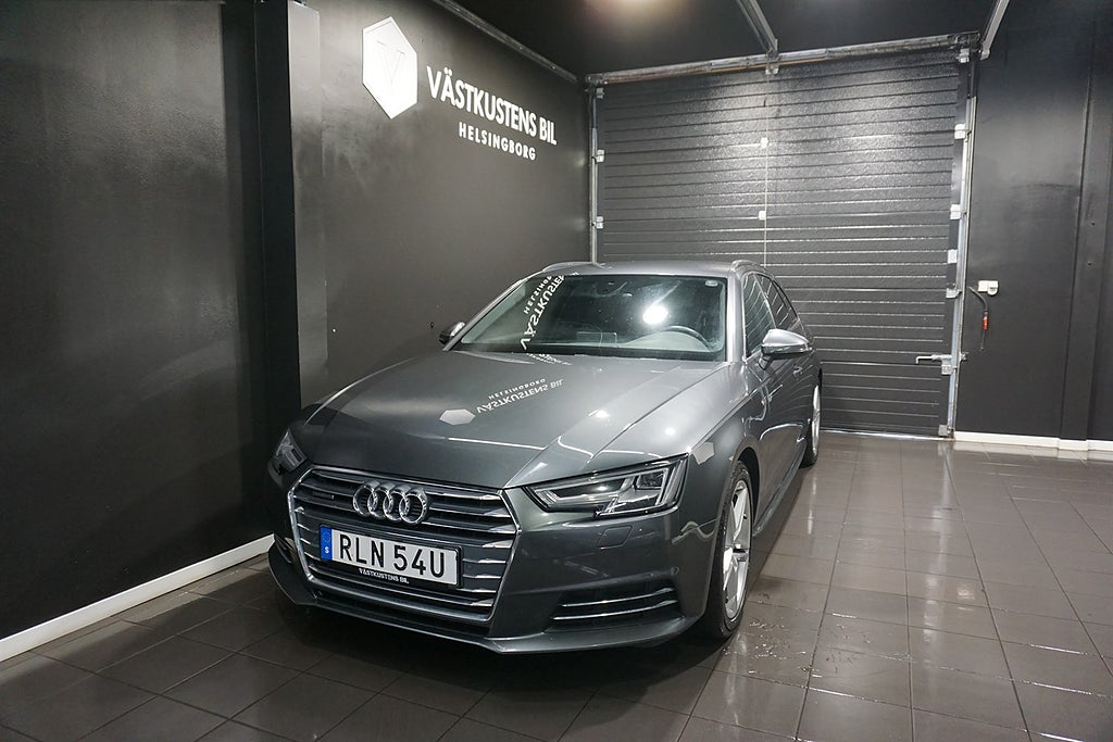 Audi A4 3.0 TDI V6 Quattro S-Line, Sv-Såld, Cock-Pit, M-Värm 272hk
