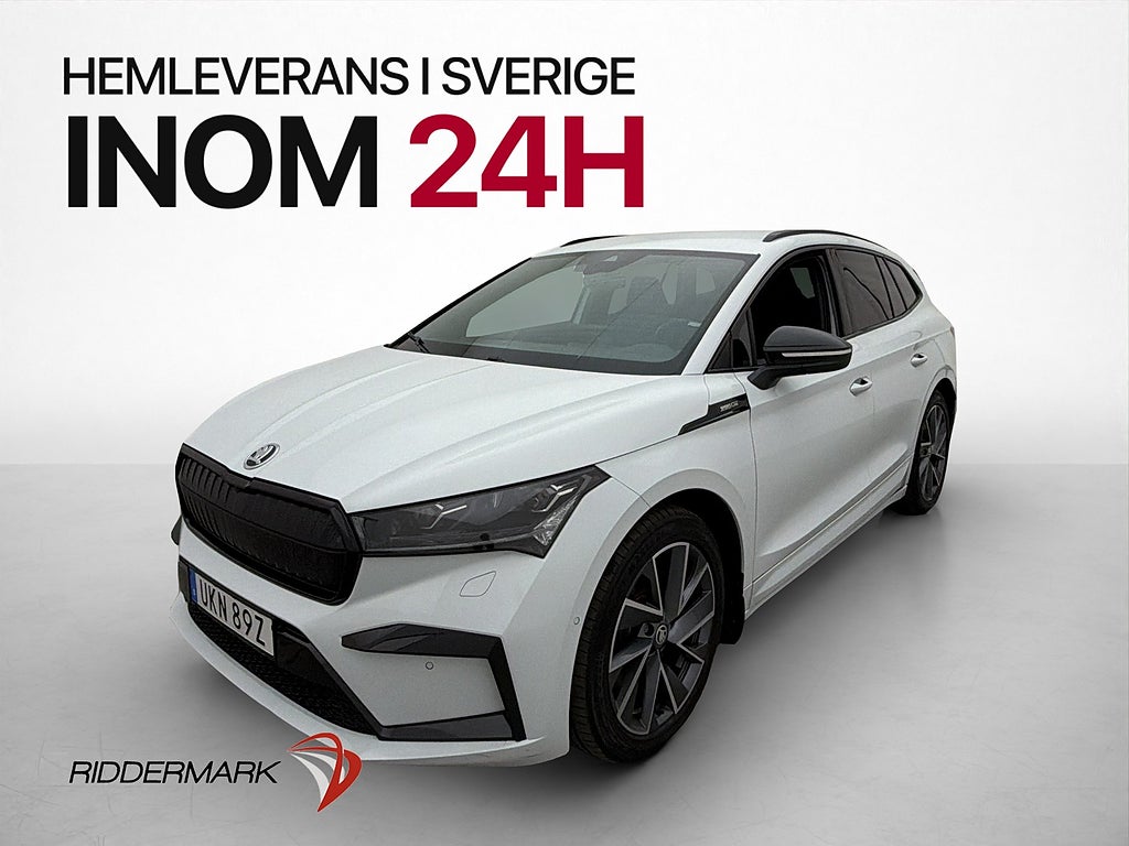 Skoda Enyaq 80x 265hk Sportline Värmare Kamera CarPlay MOMS