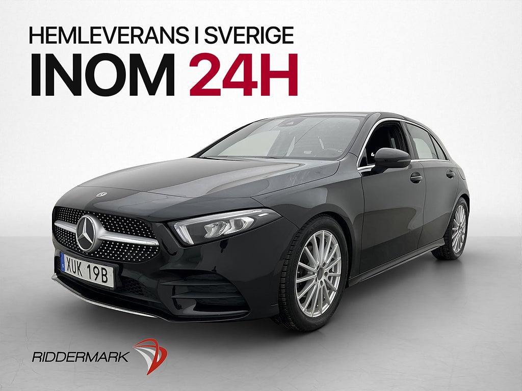 Mercedes-Benz A 180 136hk AMG Kamera CarPlay Halvskinn