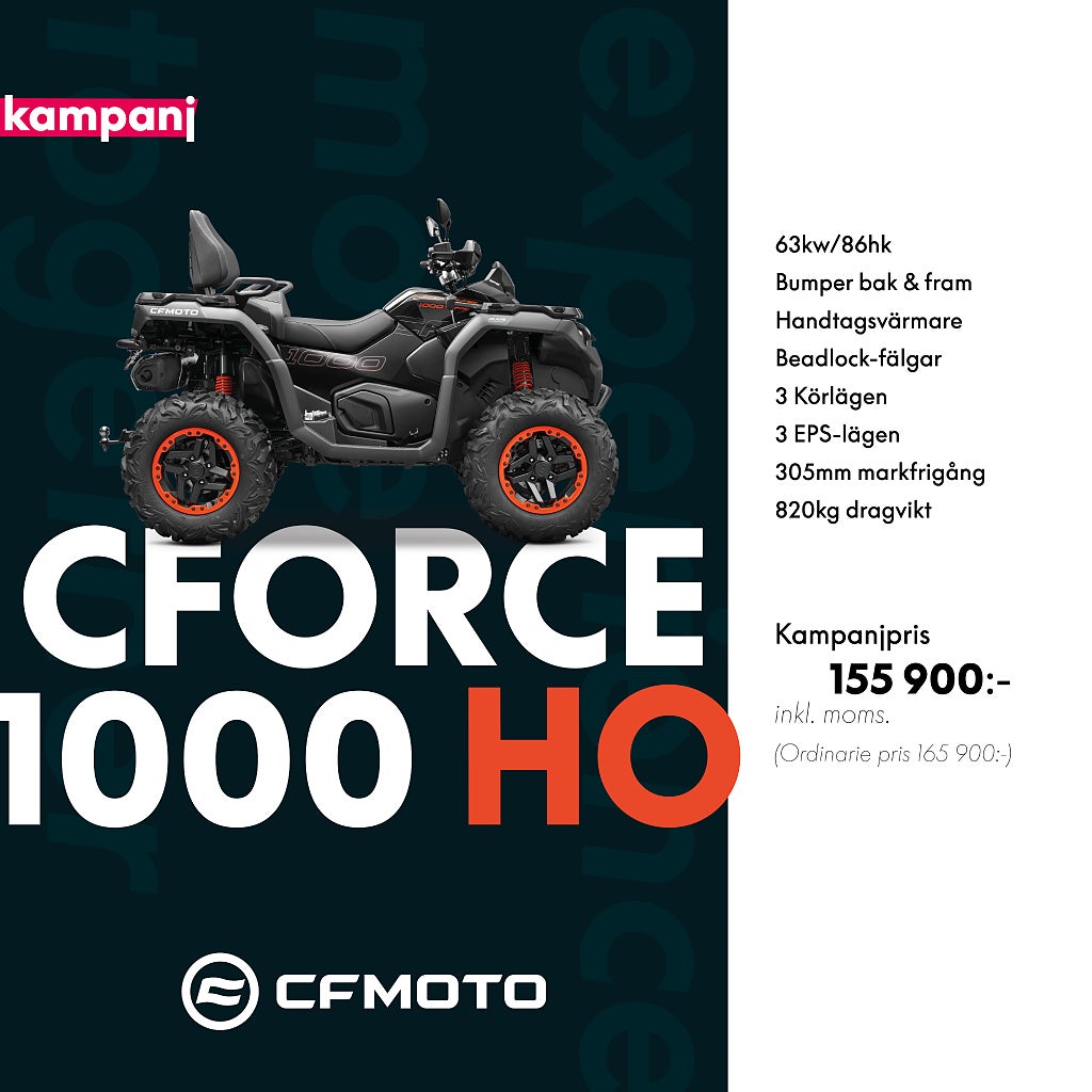 CFMOTO CFORCE 1000 HO G3 KAMPANJPRIS