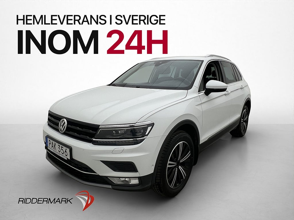 Volkswagen Tiguan TDI 190hk 4M GT Cockpit Värm Kamera Drag